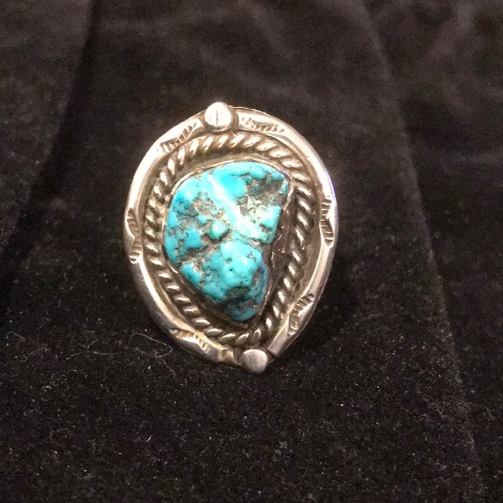 Authentic Vintage Turquoise Ring - image 1